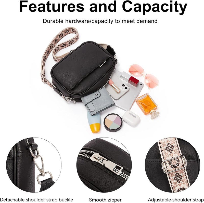 CLUCI Purses for Women Crossbody Bags for Women Cross Body Bag Crossbody Purse with Adjustable Wide Strap - Image 5